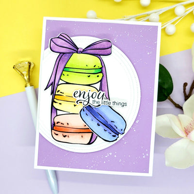 Macarons 4x6 Stamps