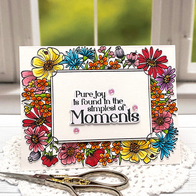 Wildflower Frame Impress-ion Press + Foil Plate