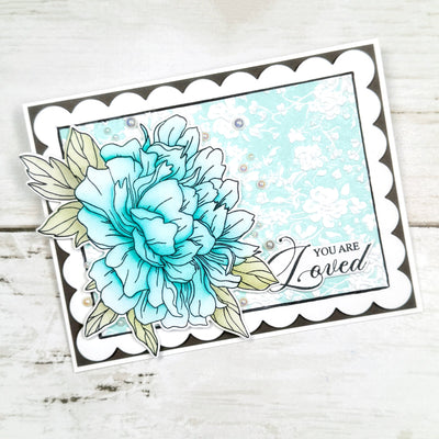 Tufted Petals 6x8 Stamps