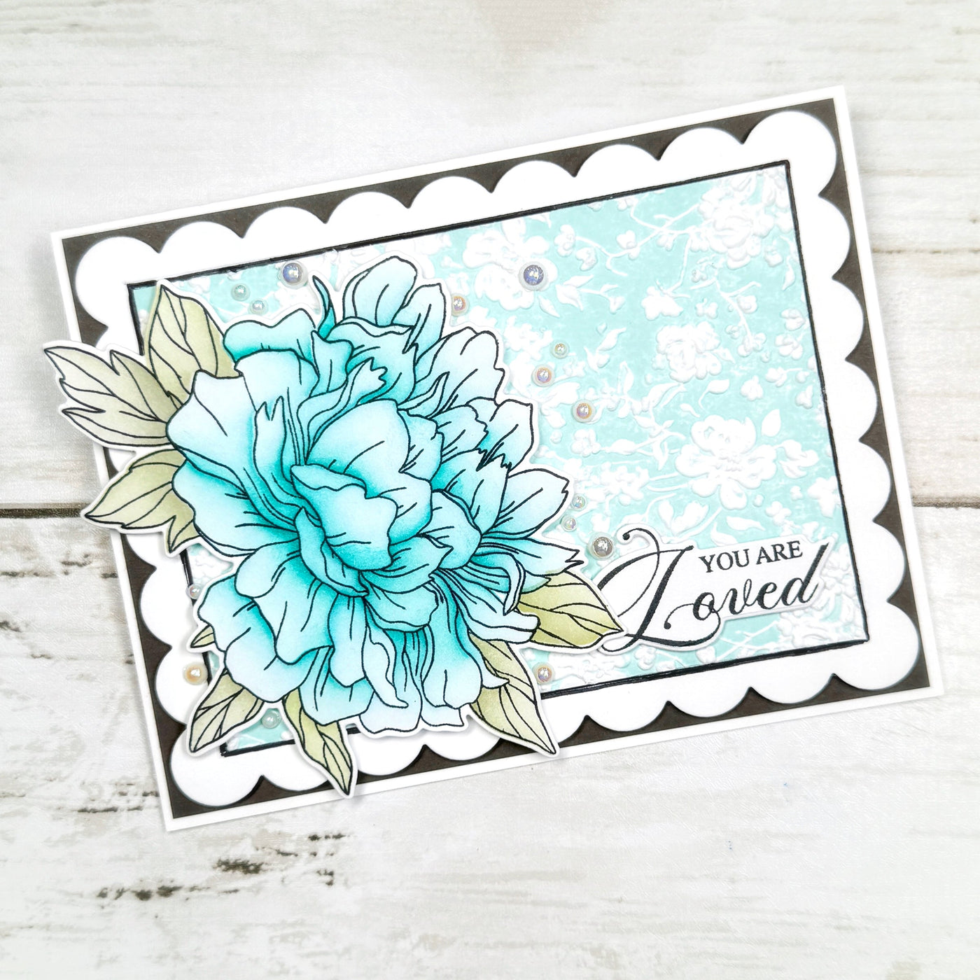 Romantic Floral 3D Embossing Folder