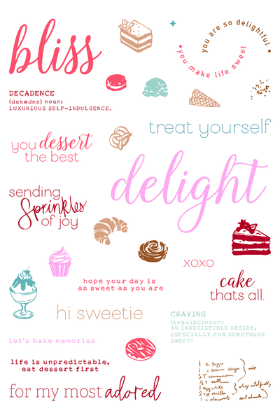 Sugar Rush Collage 4x6 Stamps