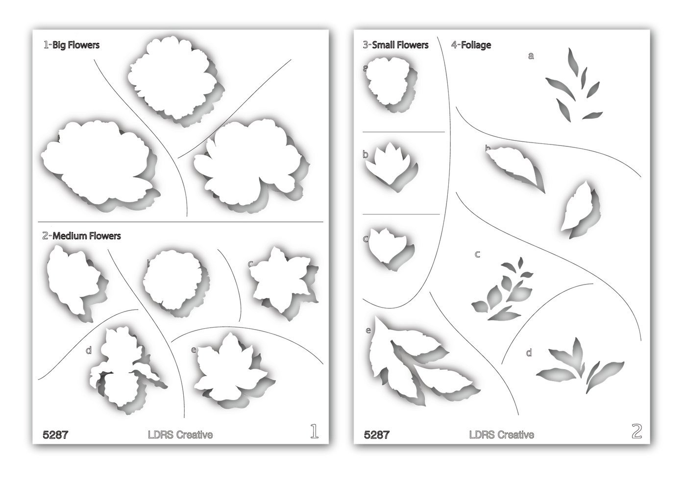 Bouquet Maker Masks & Stencils