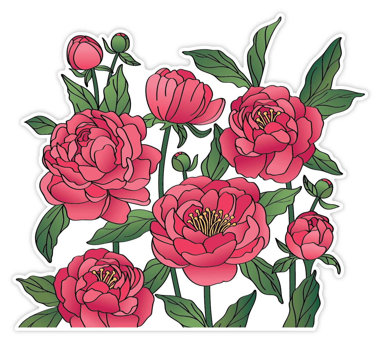 Peony Impress-ion Press + Foil Plate