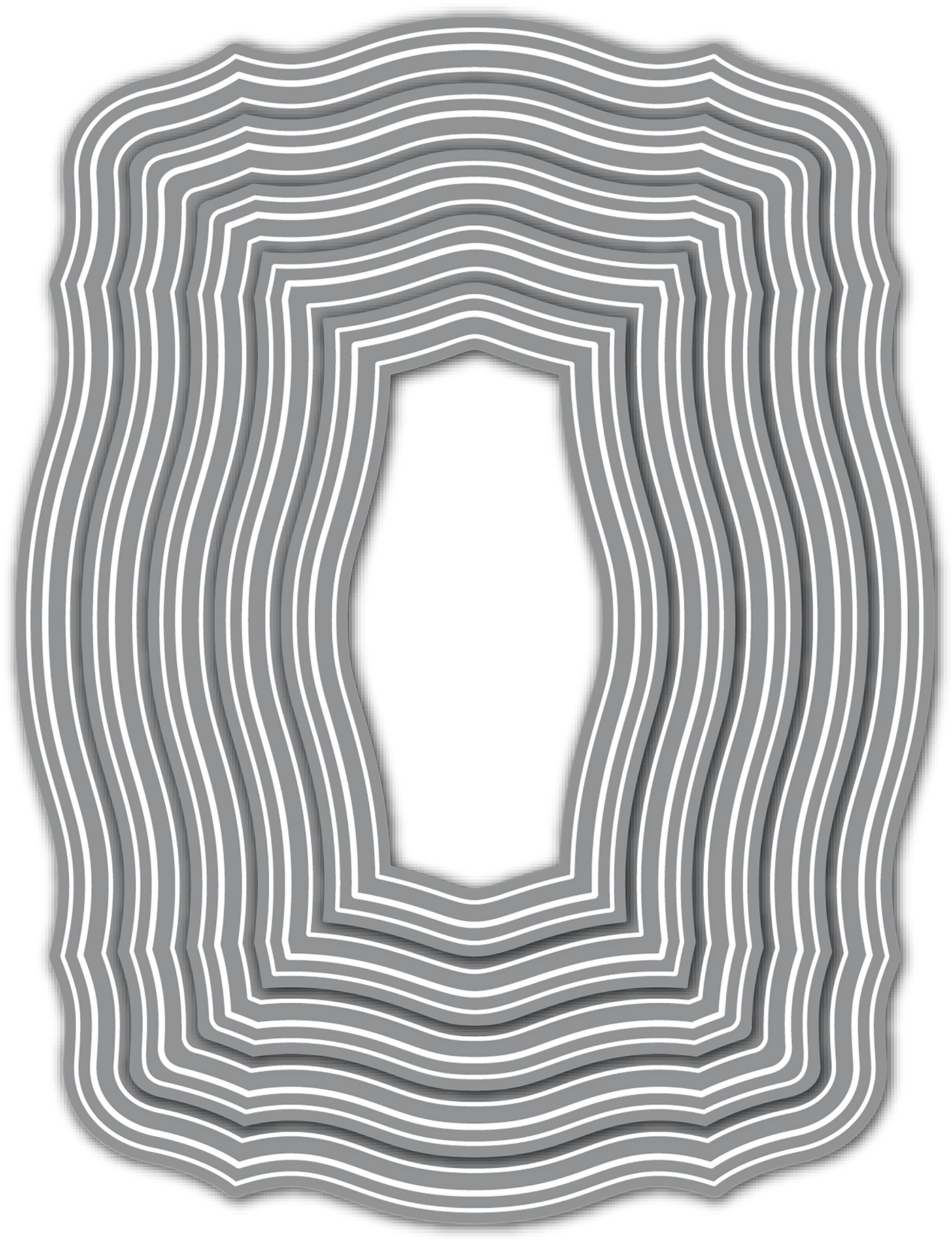 Scored Arched Rectangle Dies