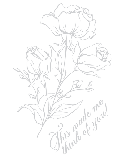 Sweet Rose Impress-ion Press + Foil Plates
