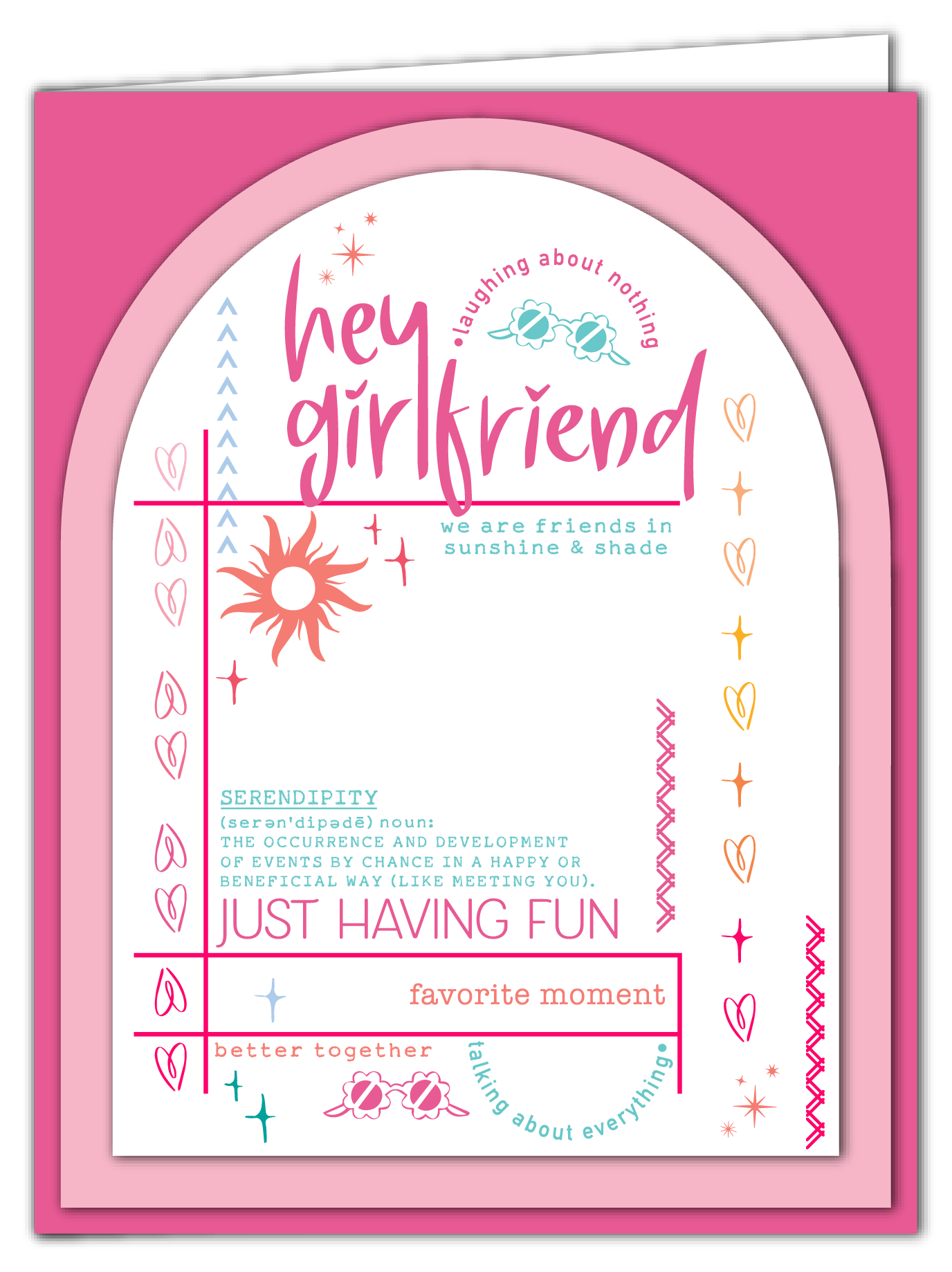 Hey Girlfriend Collage 4x6 Stamps
