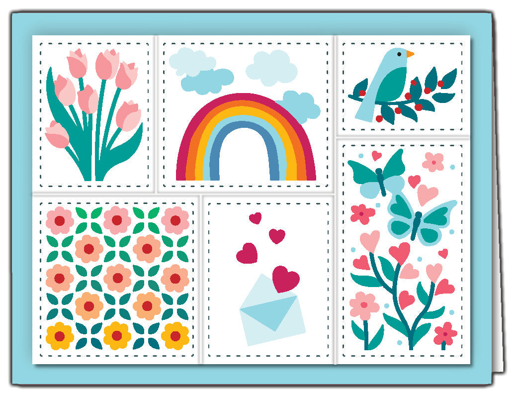Nested Postage Collage Dies