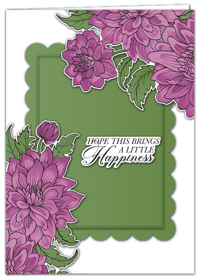 Delightful Dahlias Layering Stencils
