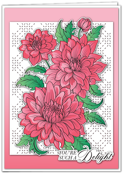 Delightful Dahlias Layering Stencils