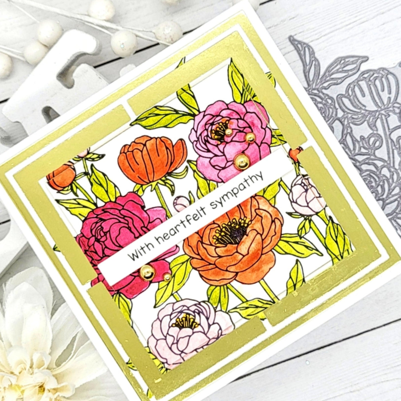 Peony Impress-ion Press + Foil Plate