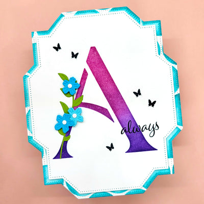 A to Z Sentiments 5x7 Stamps