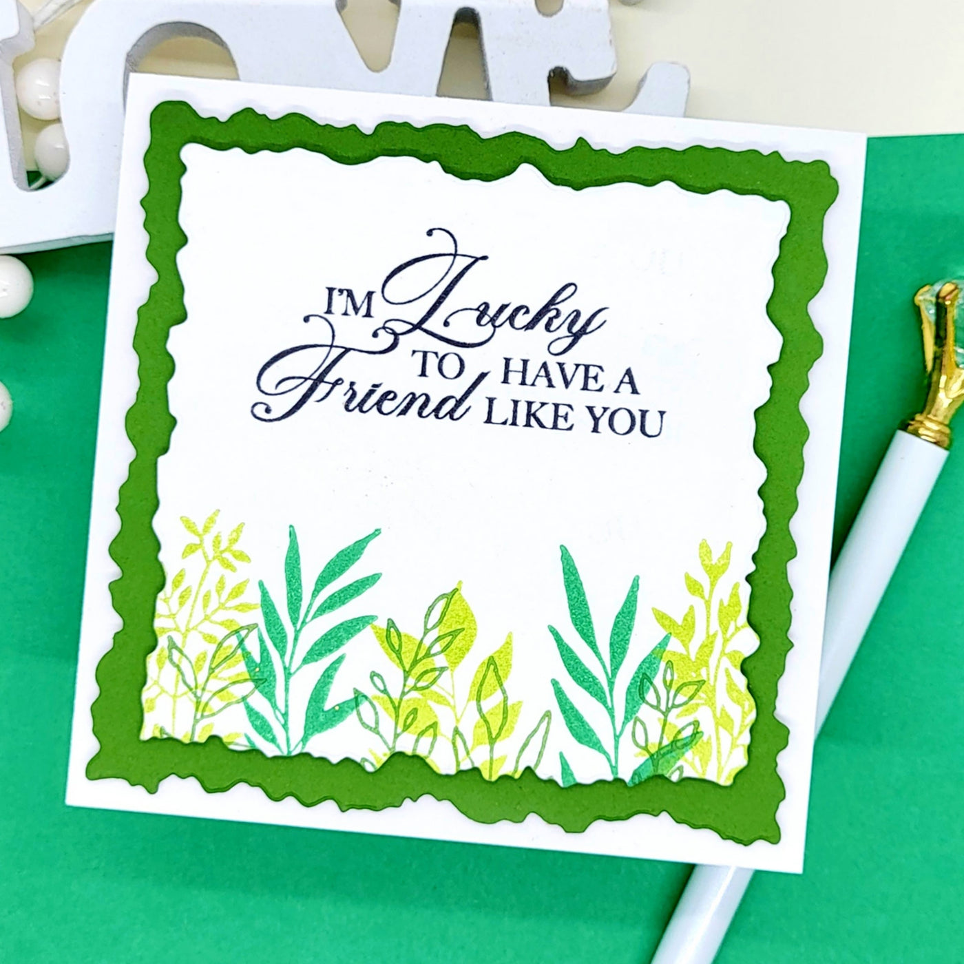 Classic Foliage Impress-ion Press + Foil Plates