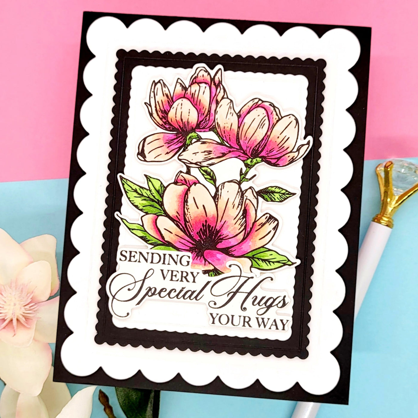 Sweet Magnolias 6x8 Stamps