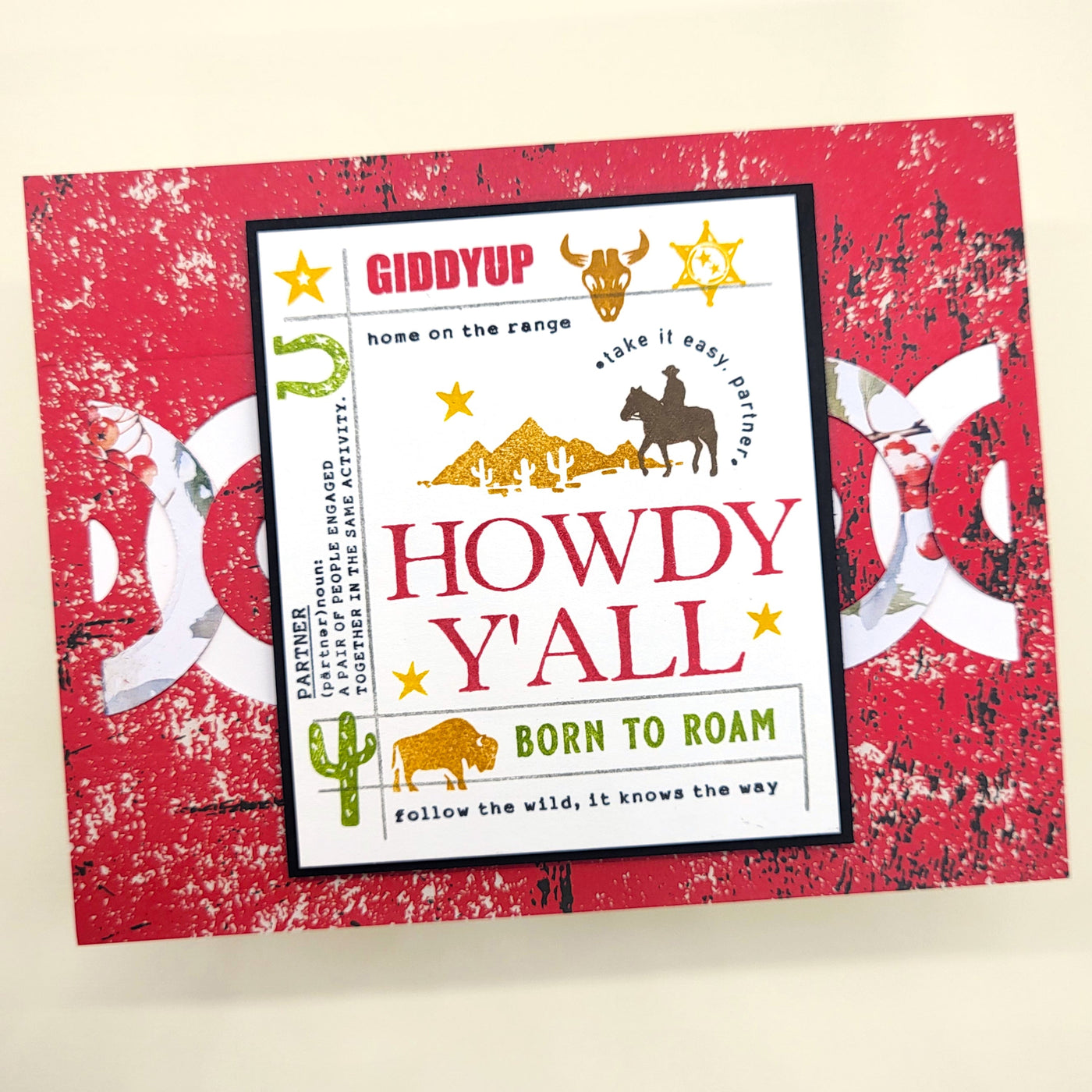 Wild West Collage 4x6 Stamps