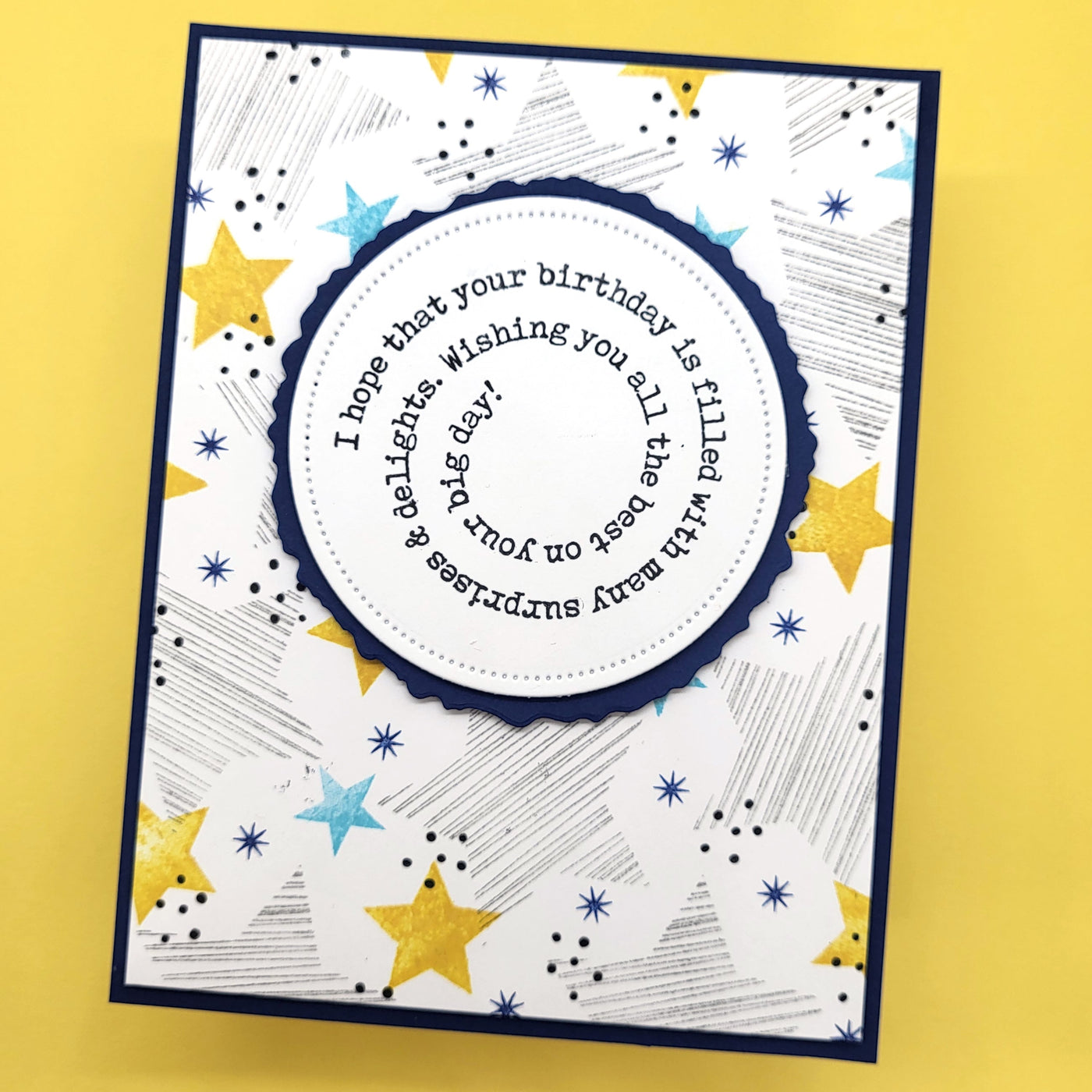 Winding Celebrations 5x7 Stamps