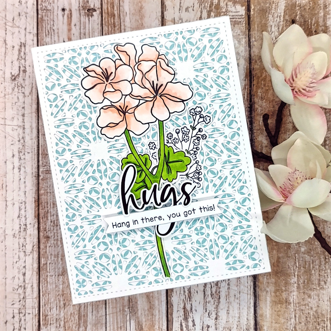 Pelargonium 4x6 Stamps