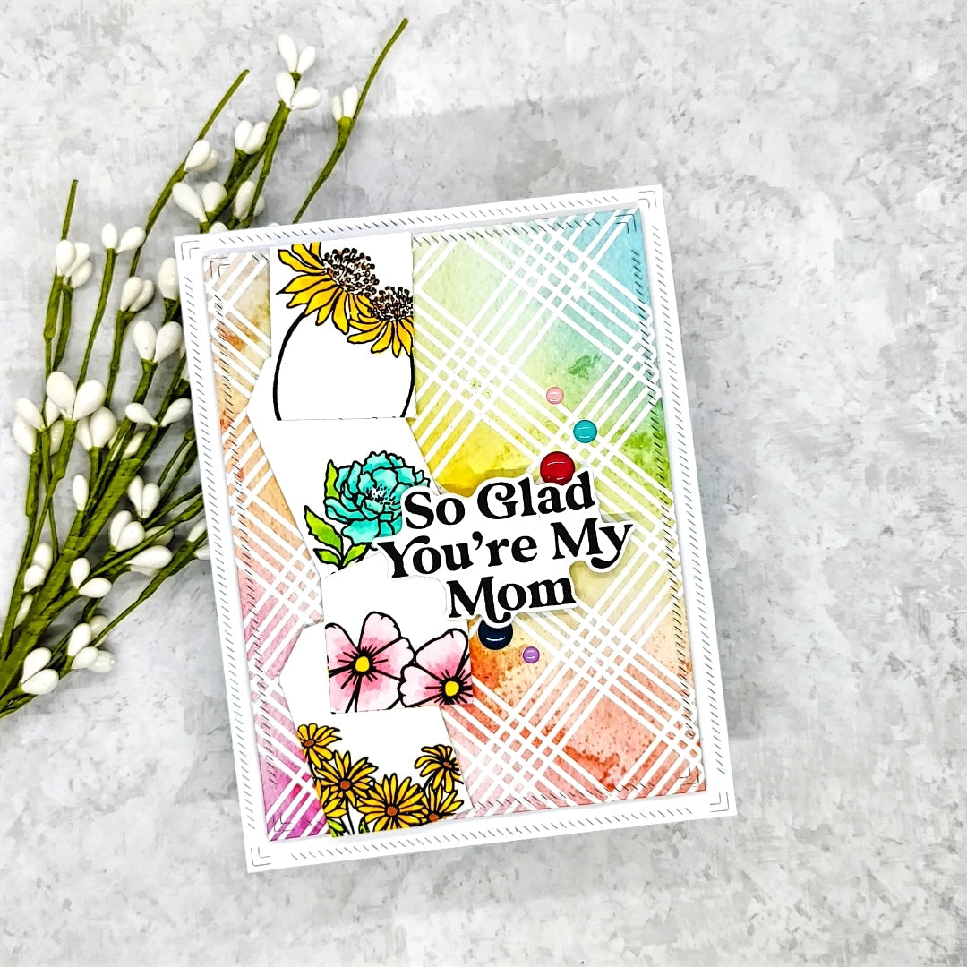 Spring Gift Tag Stack 4x6 Stamp Set