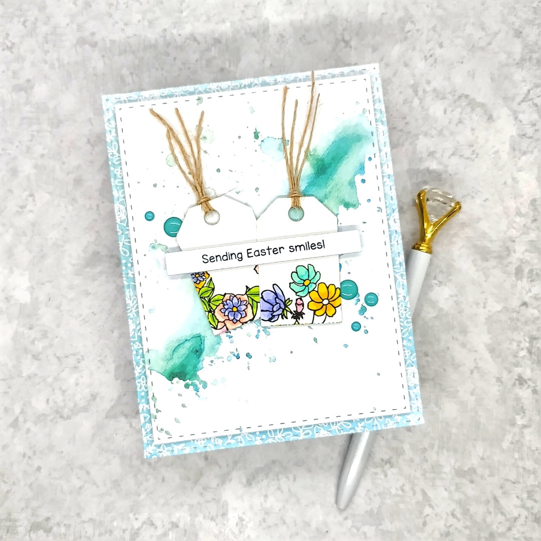 Spring Gift Tag Stack 4x6 Stamp Set