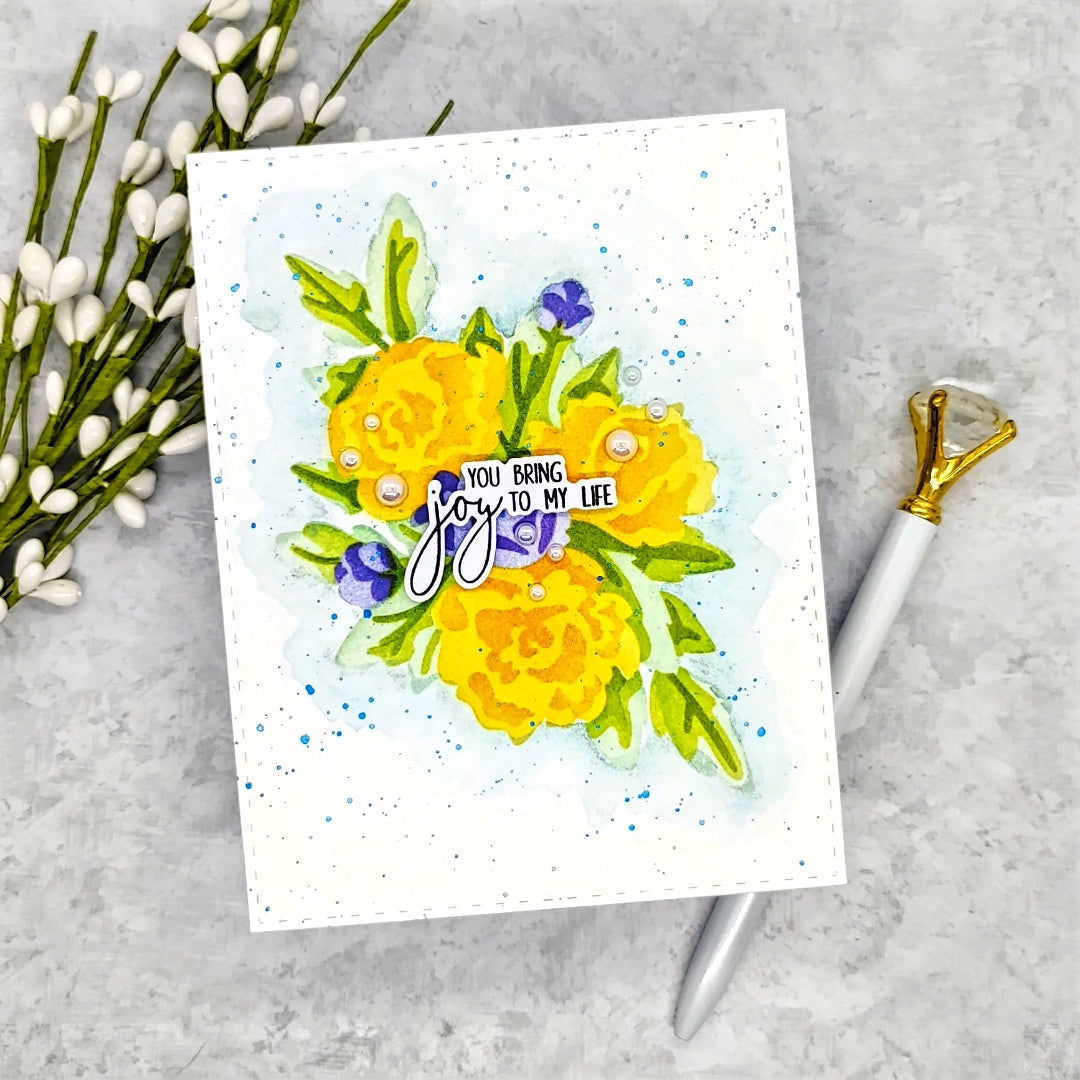 Joyful Blooms 4x6 Stamps