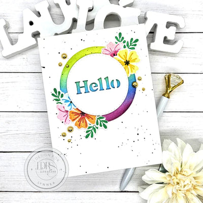 Thank You Flowers 4x6 Stamps