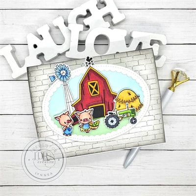 Barnyard Friends 4x8 Stamps