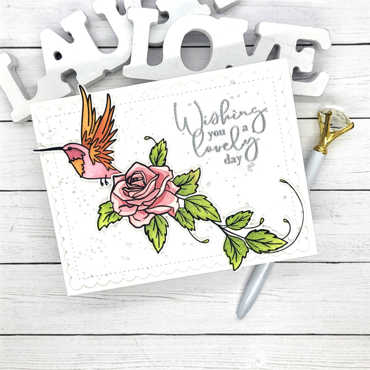 Trailing Hummingbird Layering Stencils - 3 Pack