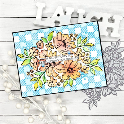 Sweetheart Floral Layering Stencils - 2 Pack