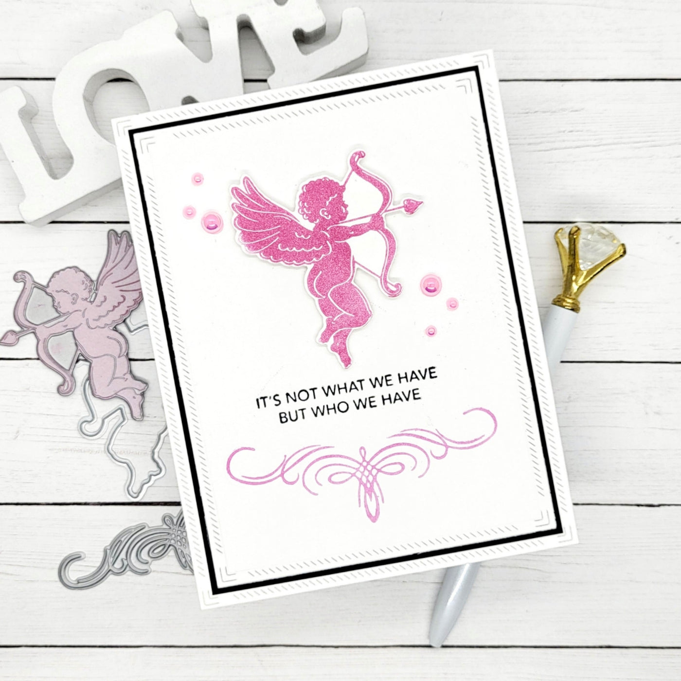 Cupid's Arrow Impress-ion Letterpress Dies