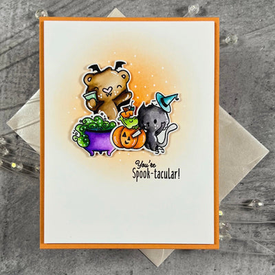 Halloween Party 4x6 Stamps