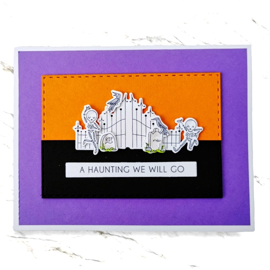 Graveyard Ghouls Pocket Pals 4x6 Stamps