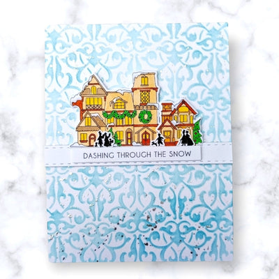 Christmas Village 4x6 Stamps