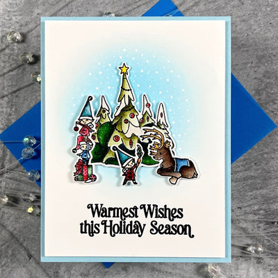 Christmas Stable 4x6 Stamps
