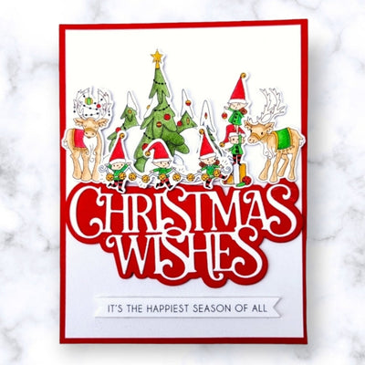 Christmas Sentiment Stack Stamp