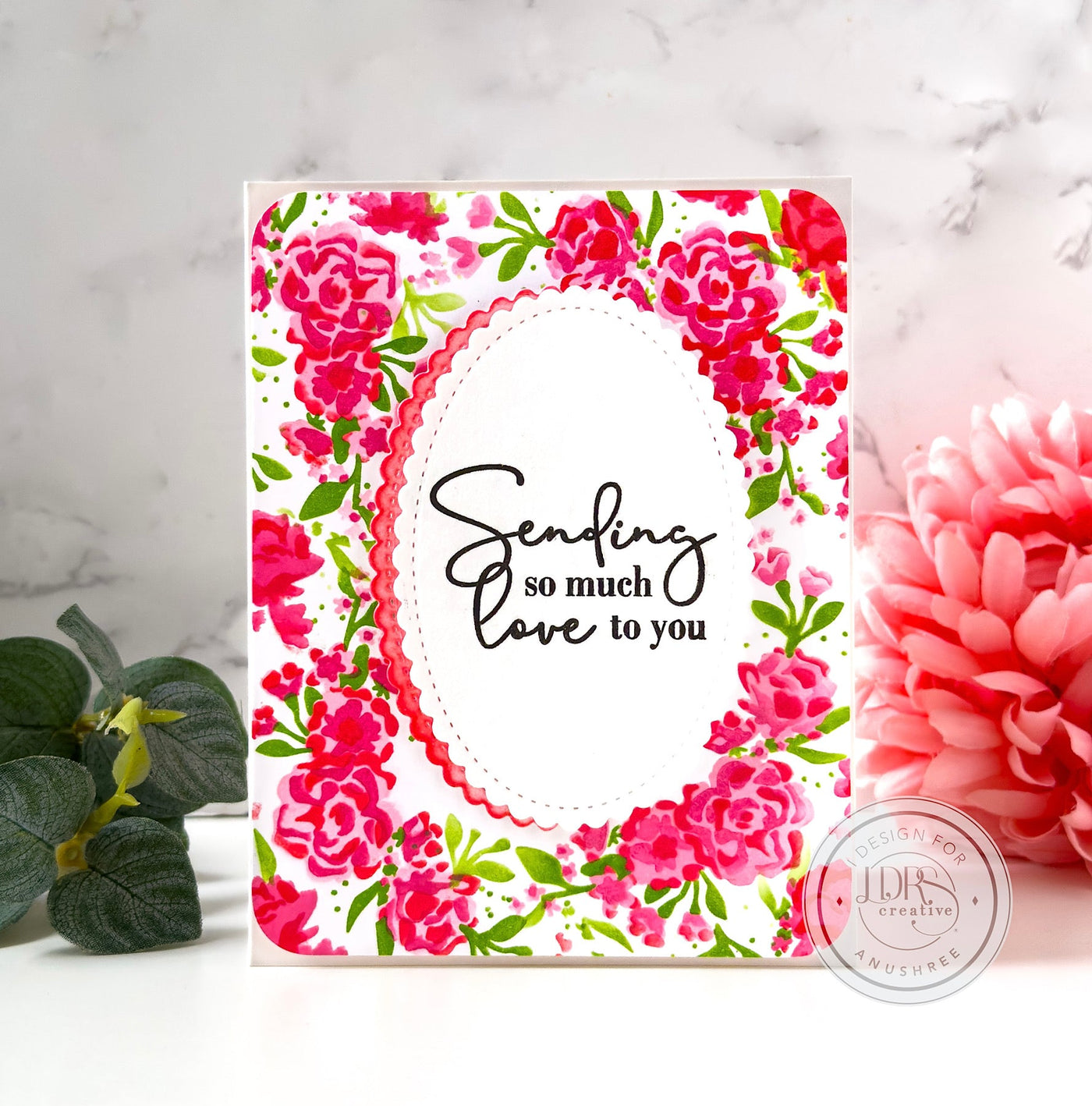 Floral Swag Layering Stencils - 4 Pack