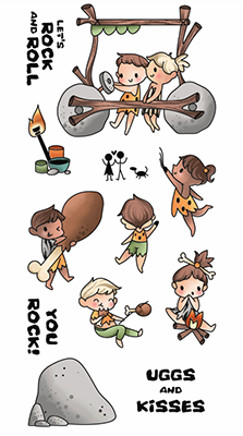 Cave Kiddos 4x8 Stamps