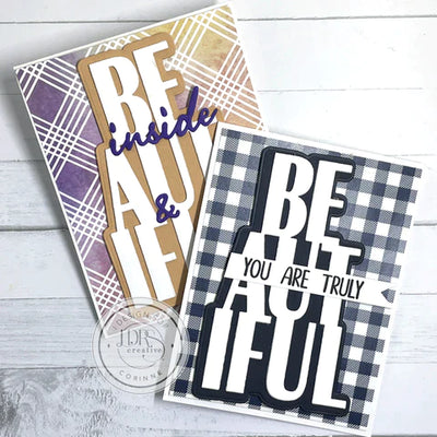 Big Word 4x6 Stamps - Beautiful