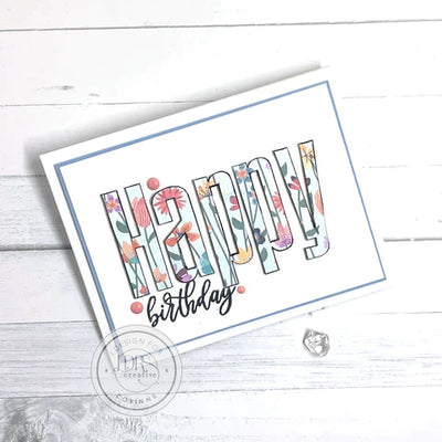 Jordan Outline Alphas Jumbo Upper 6x8 and 4x6 Stamps