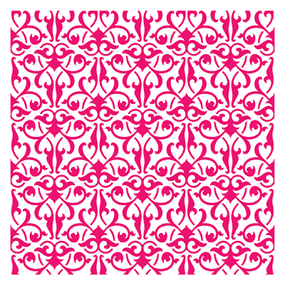 Damask Stencil 6x6