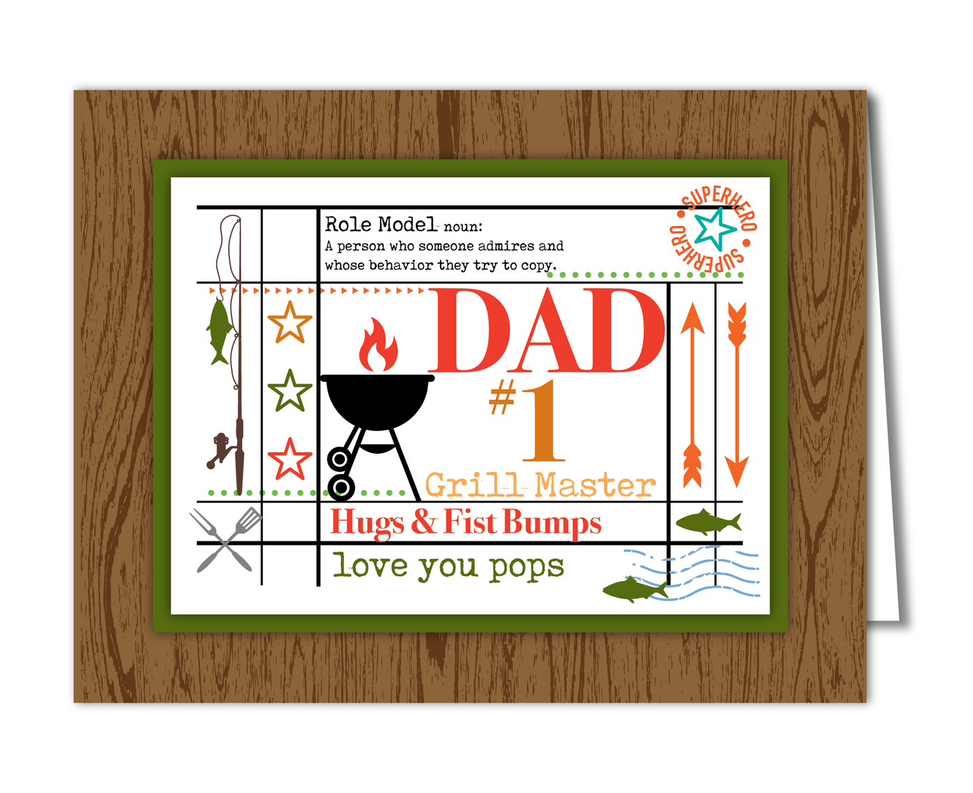 All About Dad 4x6 Stamps