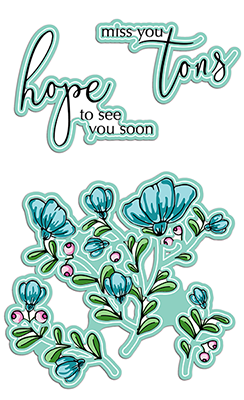 Forget Me Not Coordinating Dies