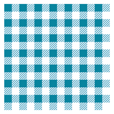 Gingham Check 6x6 Stencil - 2 Pack