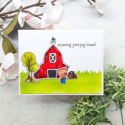 Barnyard Friends 4x8 Stamps