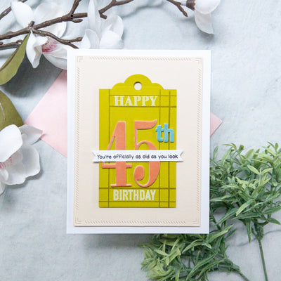 Snarky Birthday Stack Stamp