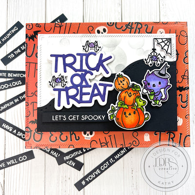 Halloween Party 4x6 Stamps