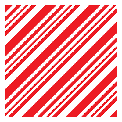 Peppermint Stick - 6x6 Stencil