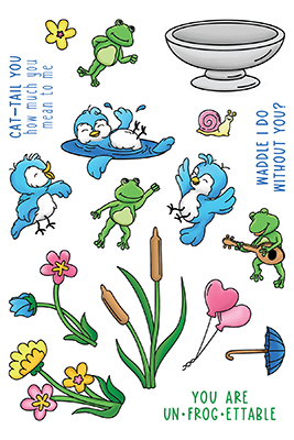 Garden Friends 4x6 Stamps