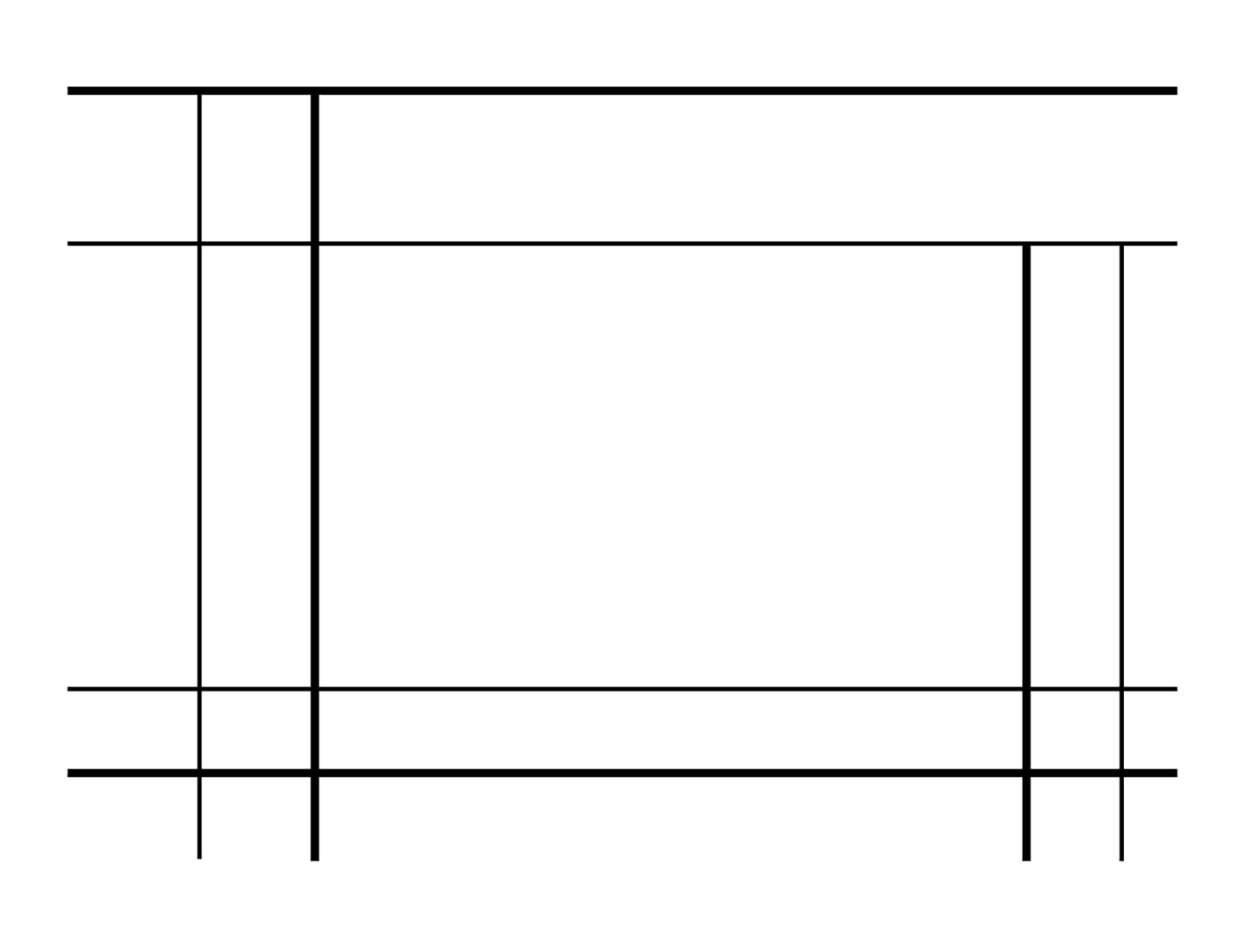 Ledger II 3x4 Stamp