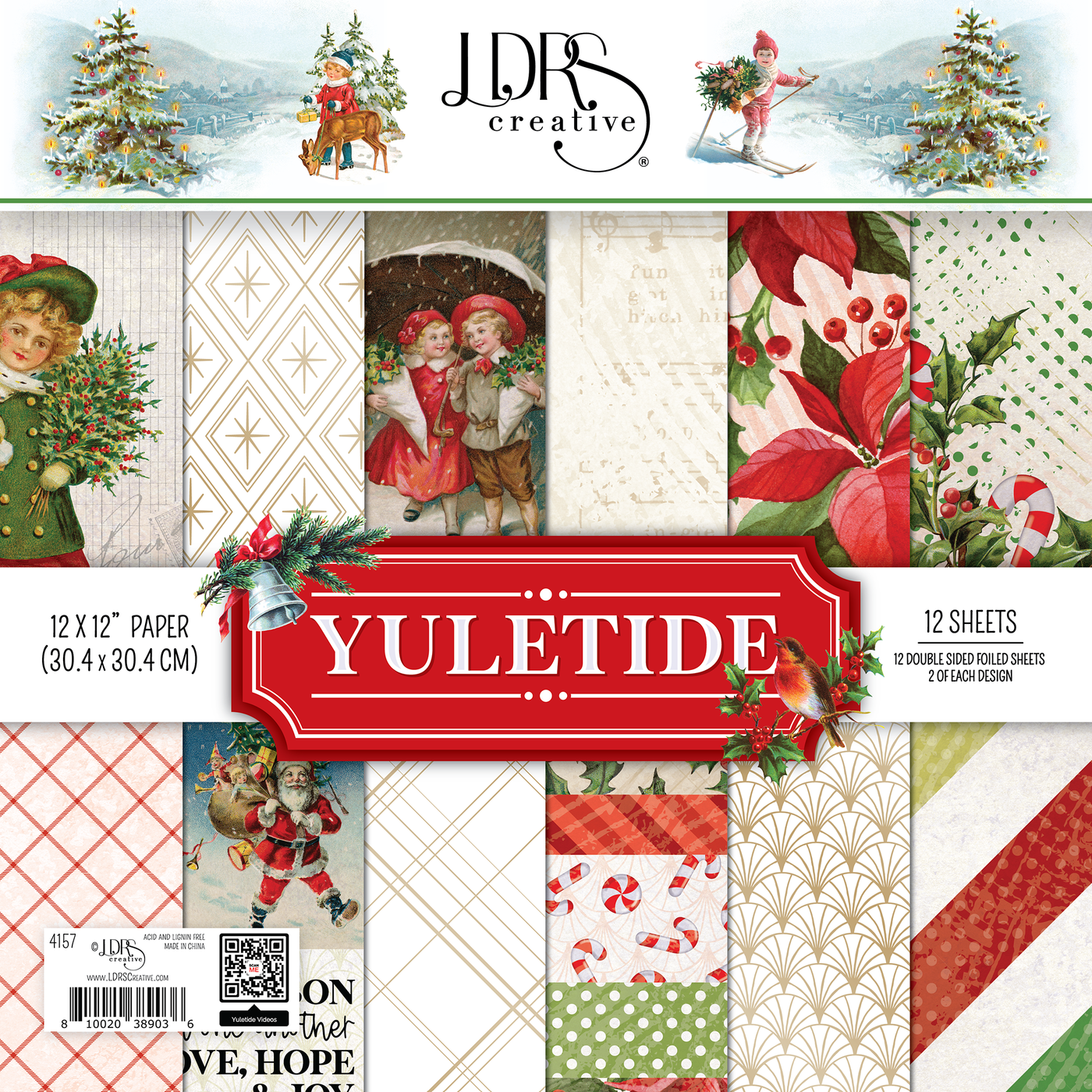 Yuletide 12x12 Paper Pack