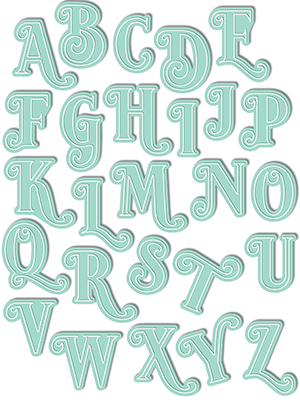 Sophie Alpha Uppercase Die Set