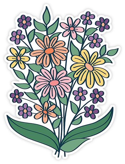 Fleurs Petite - Daisies Impress-ion Letterpress Dies